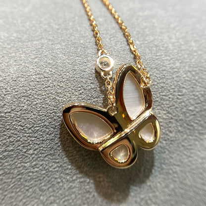 [⭐Novea]BUTTERFLY MOP DIAMOND NECKLACE