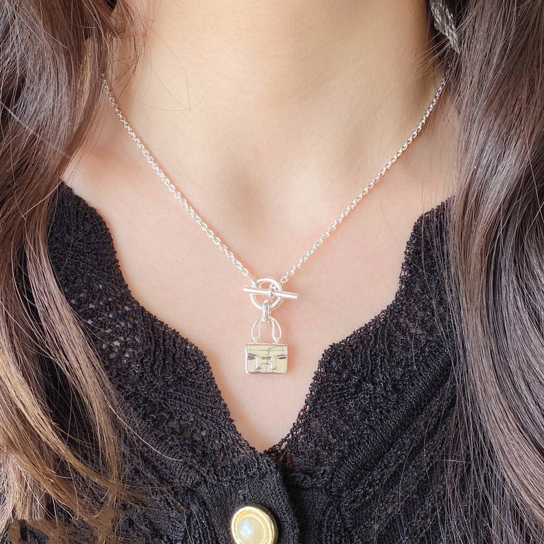 [⭐Novea]CONSTANCE PEDANT SILVER NECKLACE