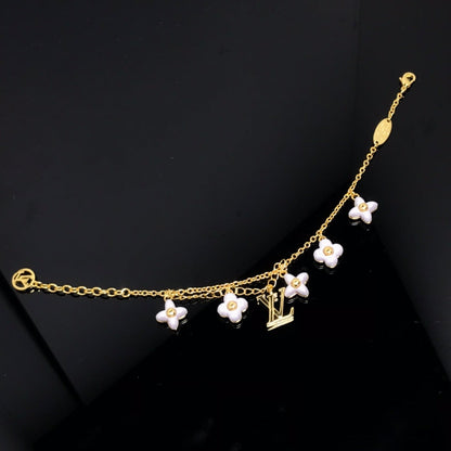 [⭐Novea]LOGO 6 MOTIF STAR AND SUN GOLD BRACELET