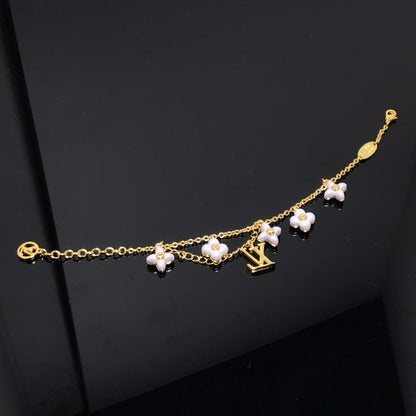 [⭐Novea]LOGO 6 MOTIF STAR AND SUN GOLD BRACELET