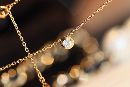 [⭐Novea]DAMOUR DIAMOND NECKLACE