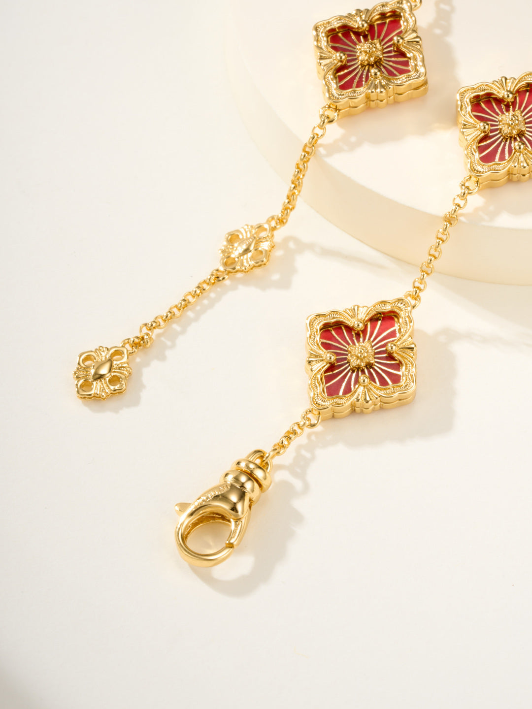 [⭐Novea]B.C.L ENAMELED Five-Flower Bracelet（Various Colors)