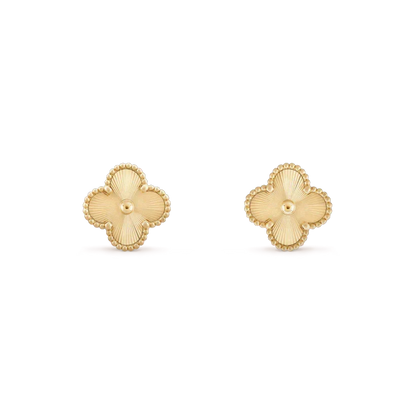 [⭐Novea]CLOVER MINI 9.5MM LASER EARRINGS