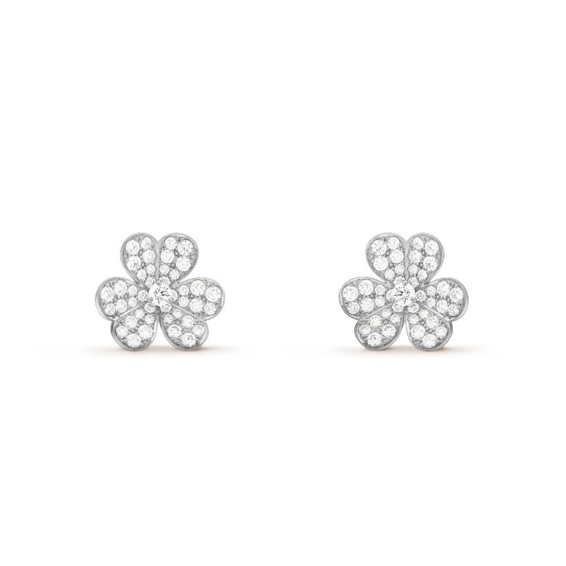 [⭐Novea]CLOVER COMOS DIAMOND EARRINGS SILVER