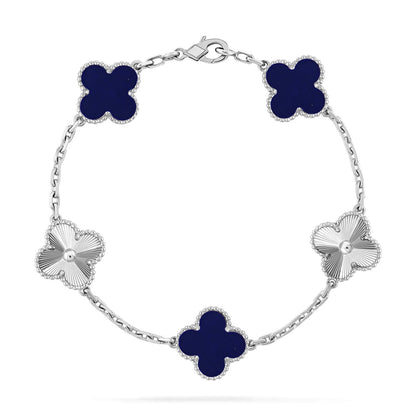 [⭐Novea]CLOVER 5 MOTIF LAPIS LAZULI BRACELET COLLECTION