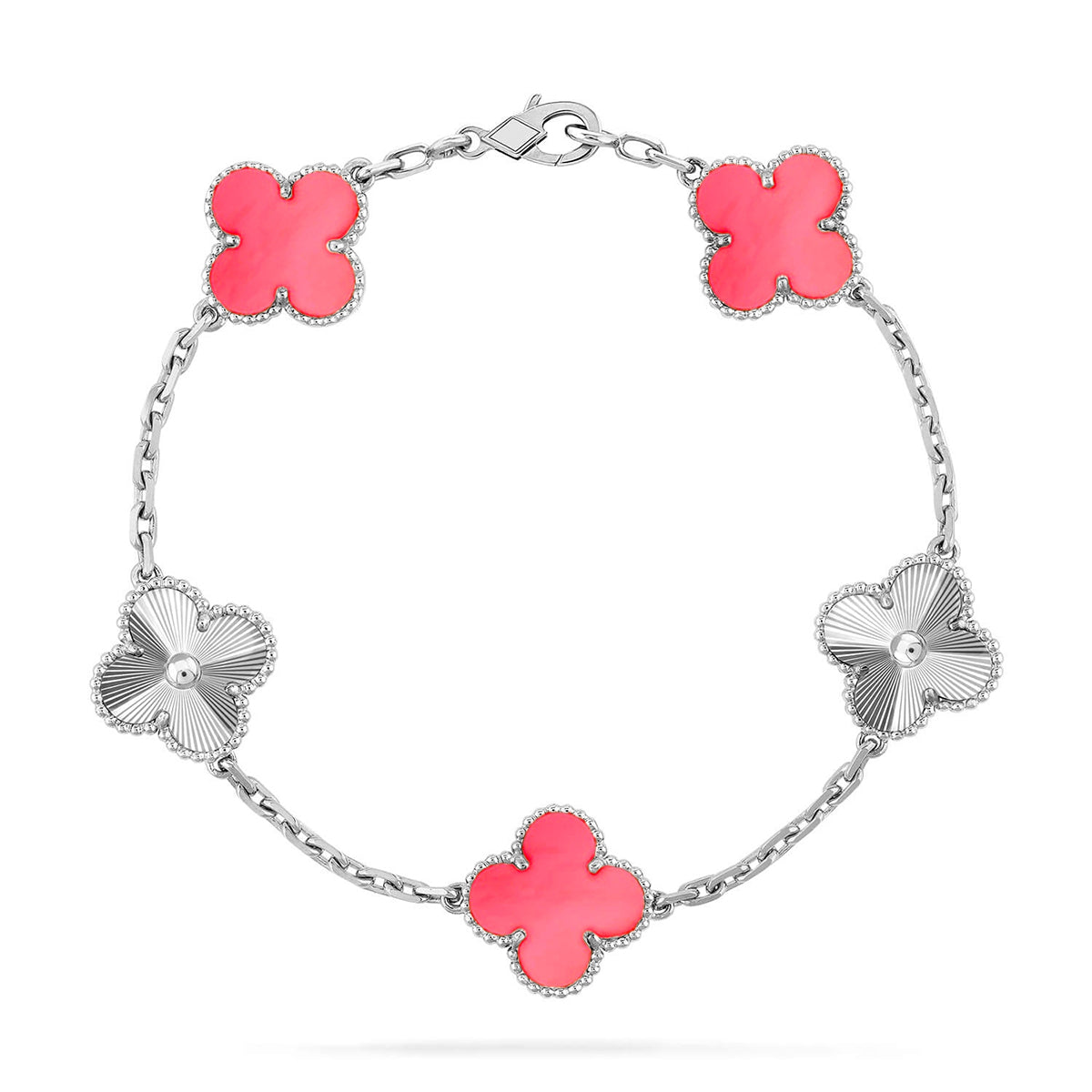 [⭐Novea] CLOVER 5 MOTIFS  PINK MOP BRACELET COLLECTION