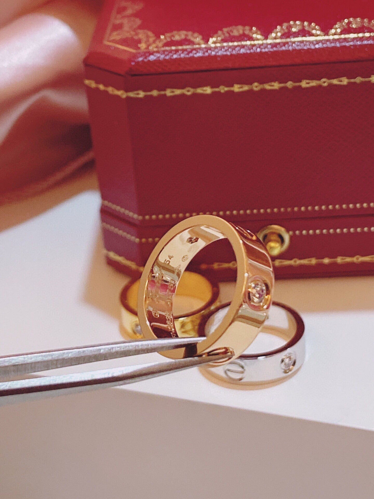 [⭐Novea]Three-Diamond Ring
