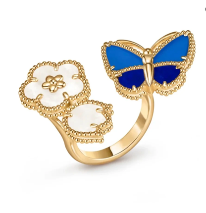 [⭐Novea]2026 NEW TWIN BUTTERFLY LUCKY RING