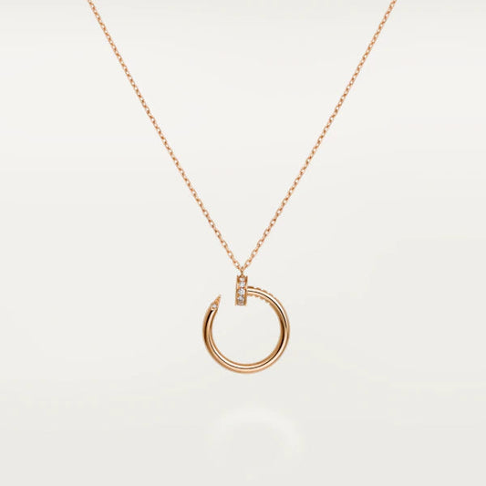 [⭐Novea]JUSTE NECKLACE PINK GOLD