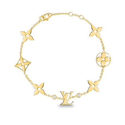 [⭐Novea]STAR AND SUN 7 MOTIFS GOLD BRACELET
