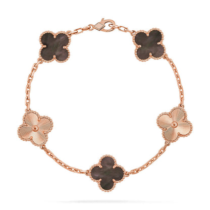 [⭐Novea] CLOVER 5 MOTIF GRAY MOP BRACELET COLLECTION