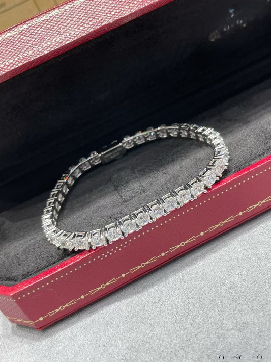 [⭐Novea jewelrys]TENNIS BRACELET WITH FULL DIAMOND SETTING