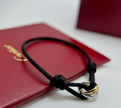[⭐Novea]THREE-RING SELF-ADJUSTING CORD BRACELET