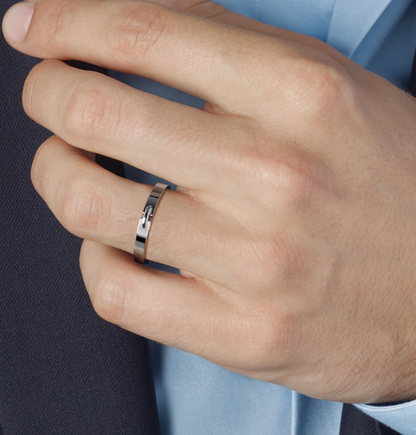 [⭐Novea]ALLIANCE LIENS VIDENCE 3MM RING