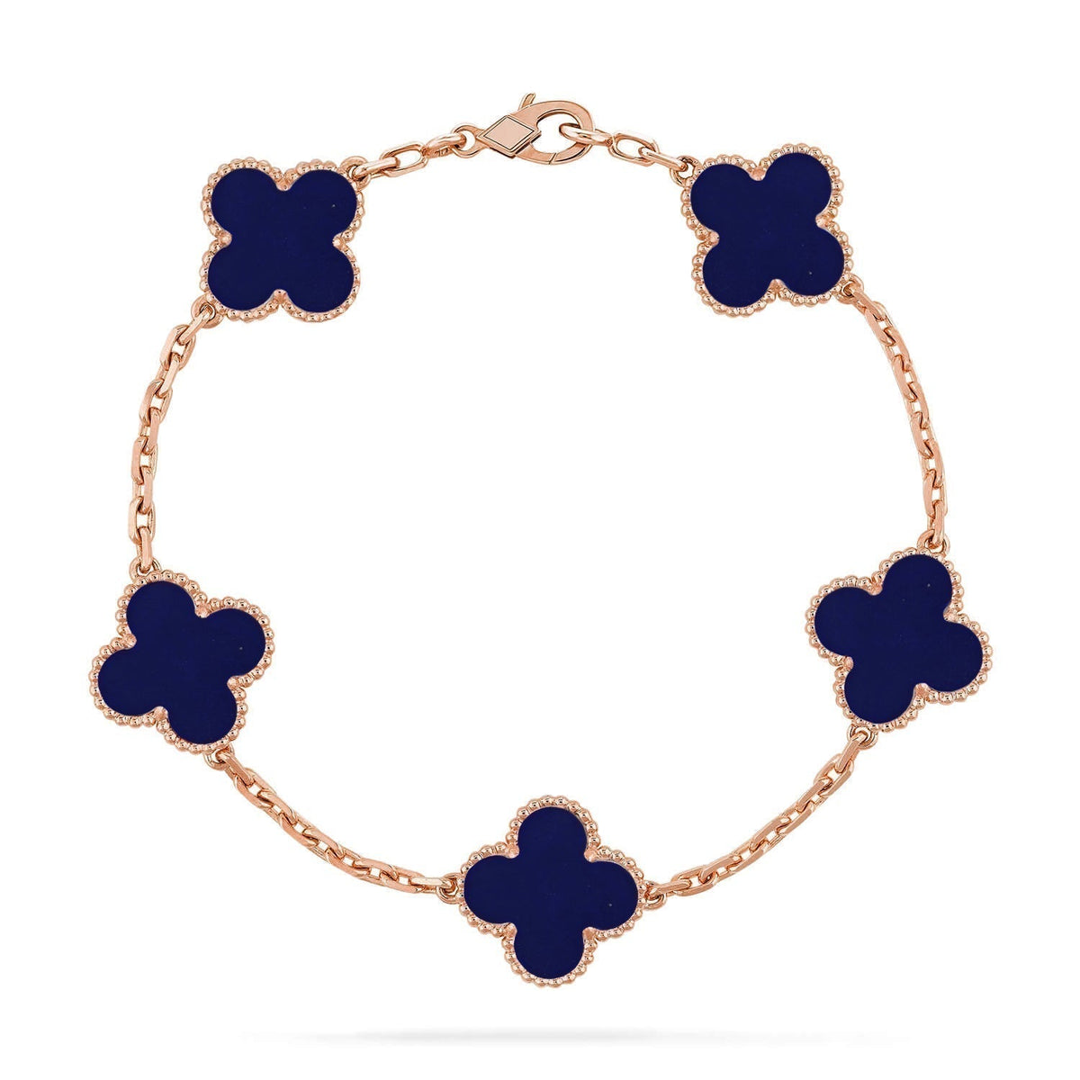 [⭐Novea]CLOVER 5 MOTIF LAPIS LAZULI BRACELET COLLECTION