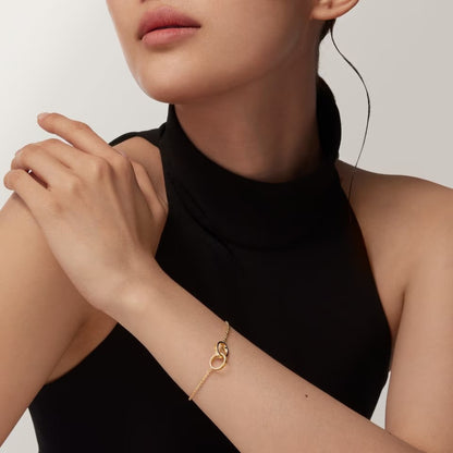 [⭐Novea]LOVE BRACELET DOUBLE RING