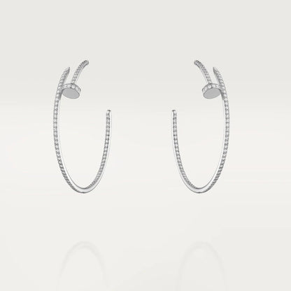 [⭐Novea]JUSTE EARRINGS FULL DIAMONDS 1.8MM