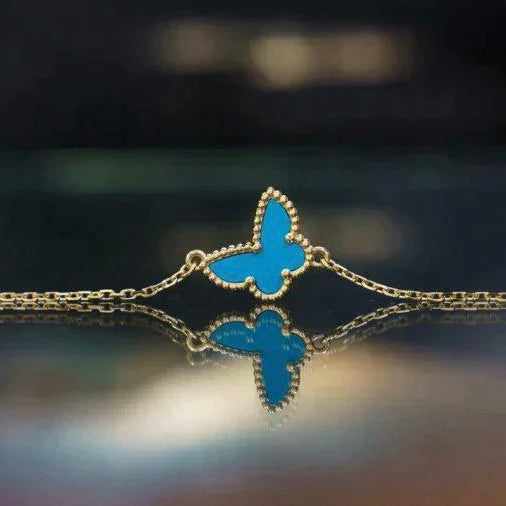 [⭐Novea]BUTTERFLY TURQUOISE BUTTERFLY BRACELET