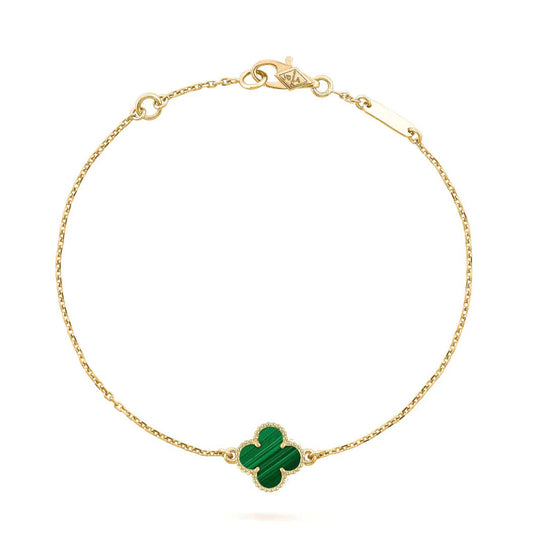 [⭐Novea]CLOVER BRACELET MALACHITE 1 MOTIF