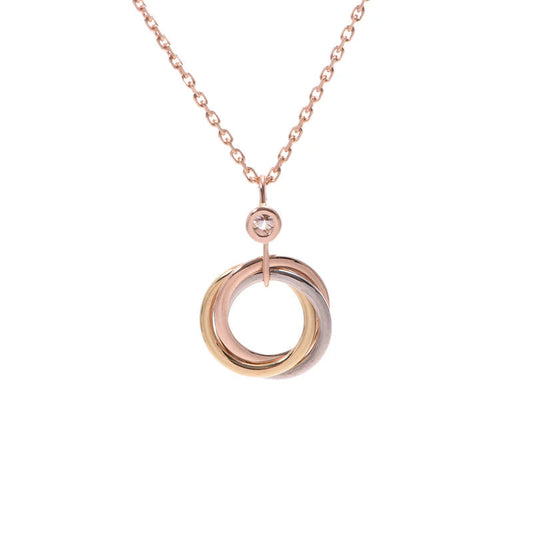 [⭐Novea]TRINITY SILVER GOLD PINK GOLD NECKLACE