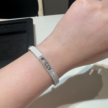 [⭐Novea]Move Noa Ciselé half pavé bangle