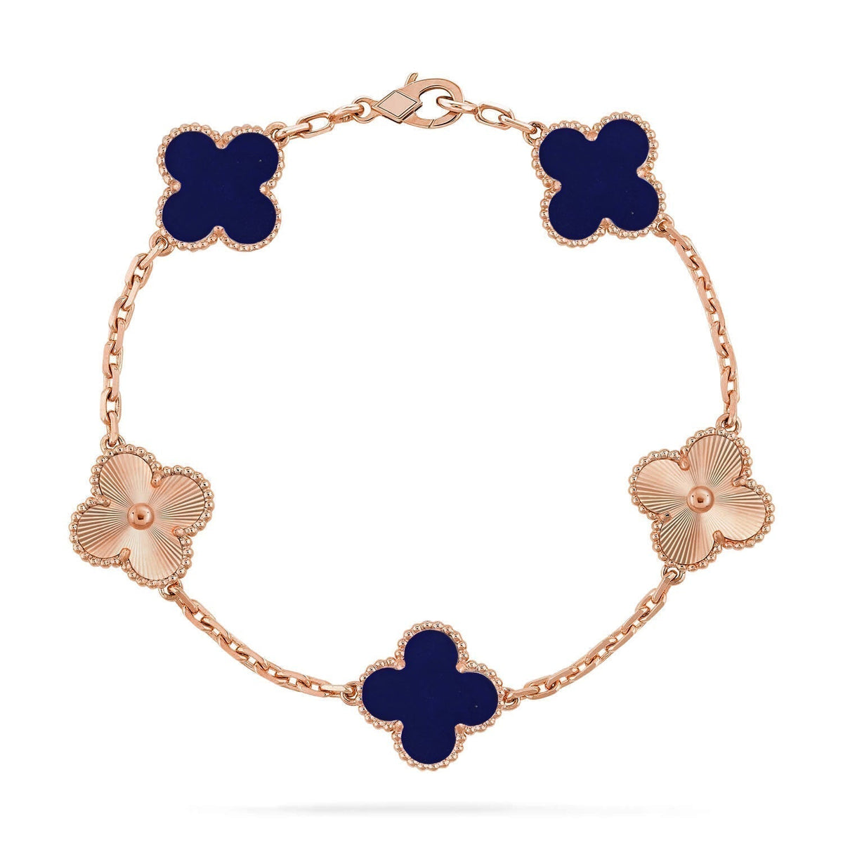 [⭐Novea]CLOVER 5 MOTIF LAPIS LAZULI BRACELET COLLECTION
