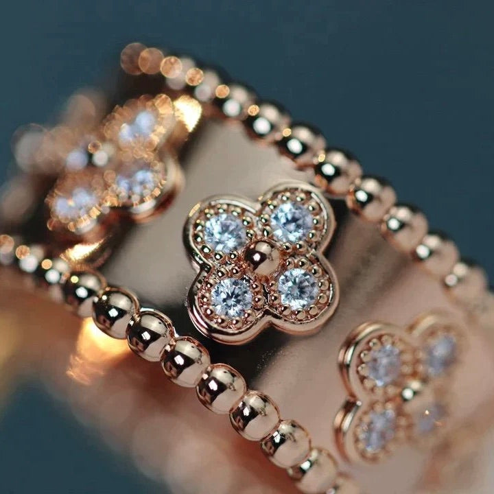 [⭐Novea]CLOVER KALEIDOSCOPE RING 10MM
