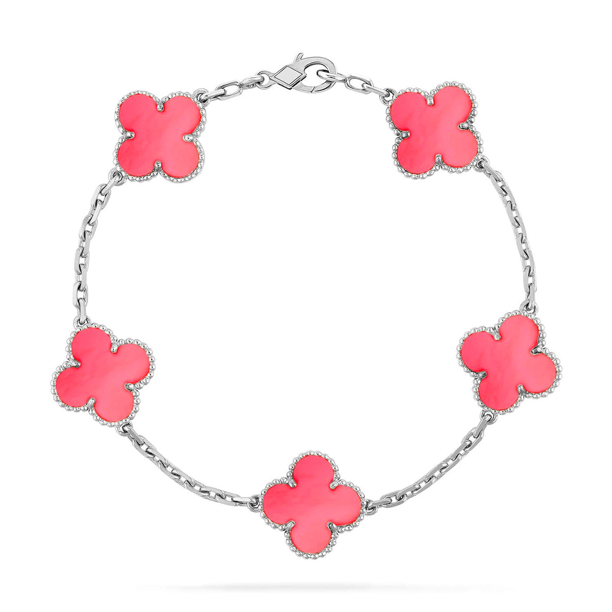 [⭐Novea] CLOVER 5 MOTIFS  PINK MOP BRACELET COLLECTION