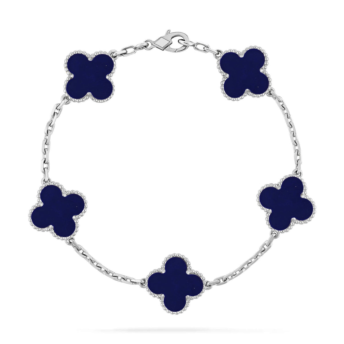 [⭐Novea]CLOVER 5 MOTIF LAPIS LAZULI BRACELET COLLECTION