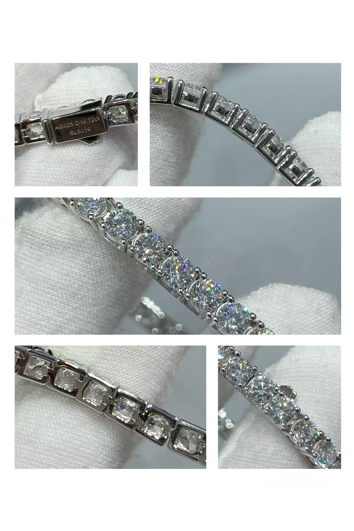 [⭐Novea jewelrys]TENNIS BRACELET WITH FULL DIAMOND SETTING