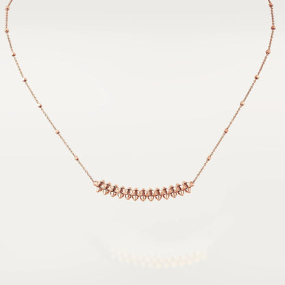 [⭐Novea]CLASH PINK GOLD NECKLACE