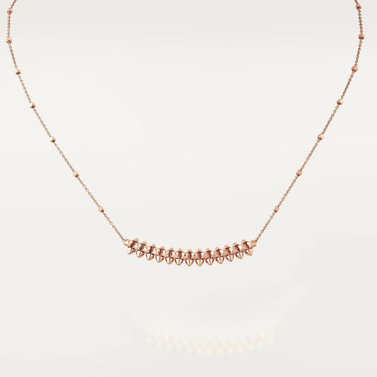 [⭐Novea]CLASH PINK GOLD NECKLACE