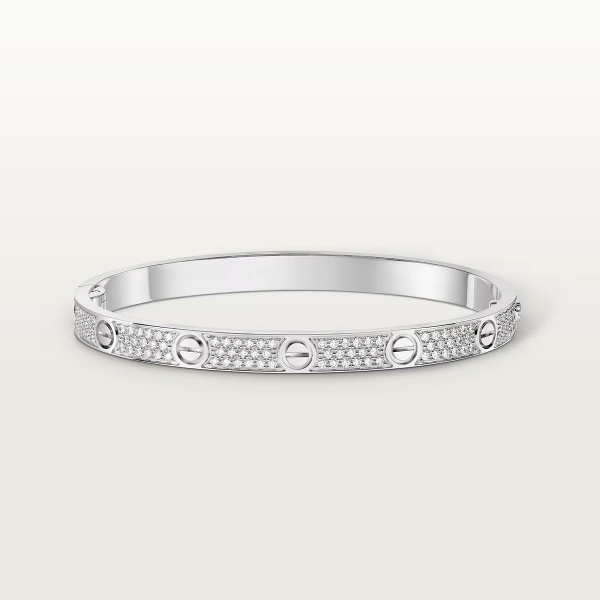 [⭐Novea]LOVE BRACELET 4.8MM DIAMOND-PAVED