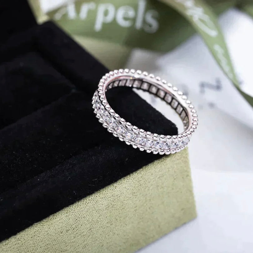 [⭐Novea]PERLEE DIAMOND SILVER RING