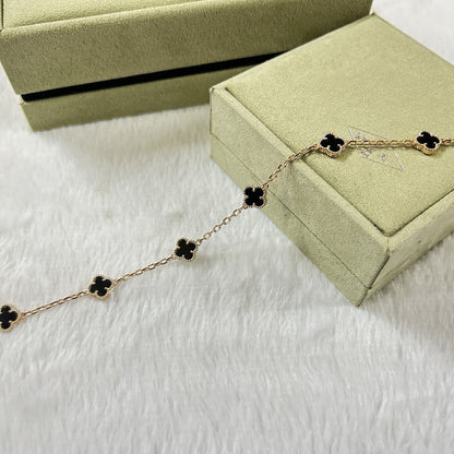 [⭐Novea]CLOVER 6 MOTIF  ONYXS BRACELET
