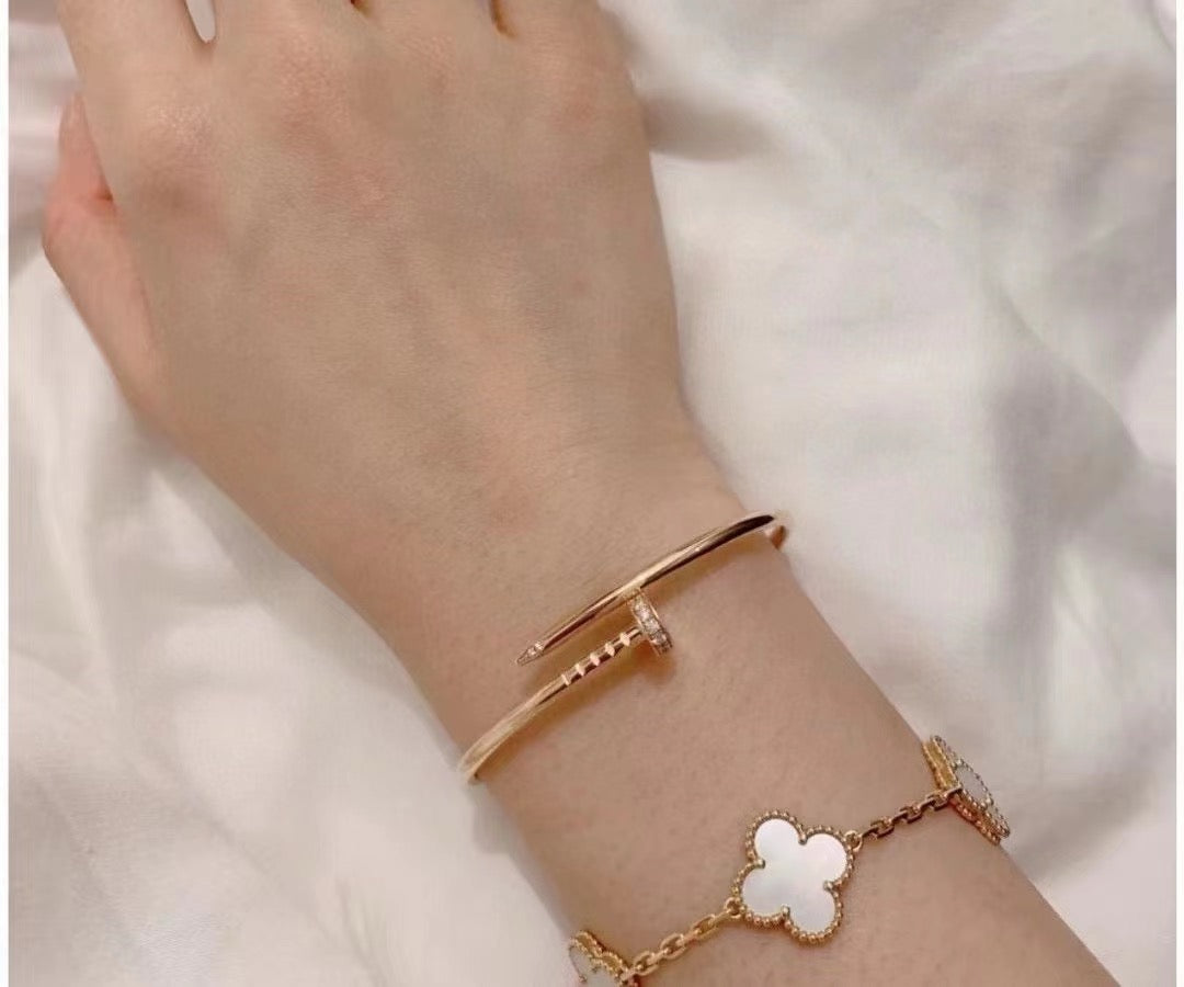 [⭐Novea]JUSTE BRACELET 2.5MM DIAMONDS