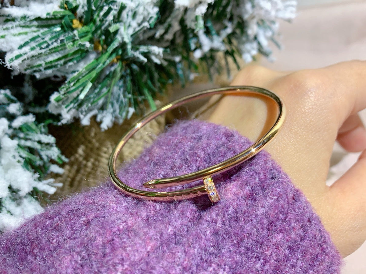 [⭐Novea]JUSTE BRACELET 2.5MM DIAMONDS