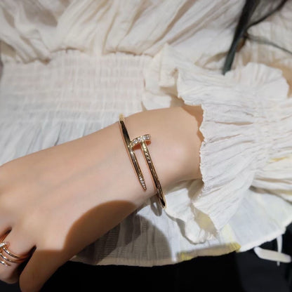 [⭐Novea]JUSTE BRACELET 3.5MM DIAMONDS