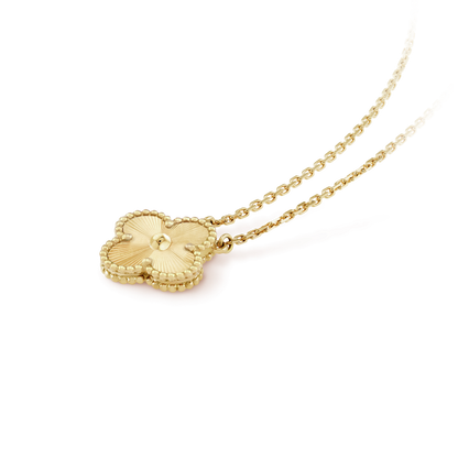 [⭐Novea]CLOVER 15MM LASER NECKLACE