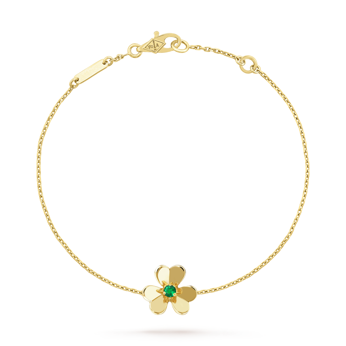 [⭐Novea]FRIVOLE GOLD FLOWER PINK MALACHITE BRACELET