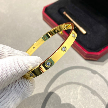 [⭐Novea]LOVE BRACELET 6.1MM 10 DIAMONDS