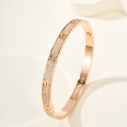 [⭐Novea]LOVE BRACELET 4.8MM DIAMOND-PAVED