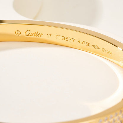 [⭐Novea]LOVE BRACELET 4.8MM DIAMOND-PAVED