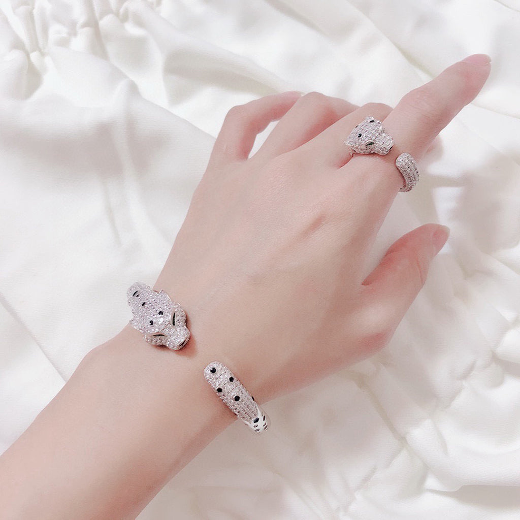 [⭐Novea]PANTHERE BIG BRACELET DIAMONDS