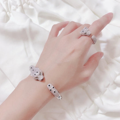 [⭐Novea]PANTHERE BIG BRACELET DIAMONDS