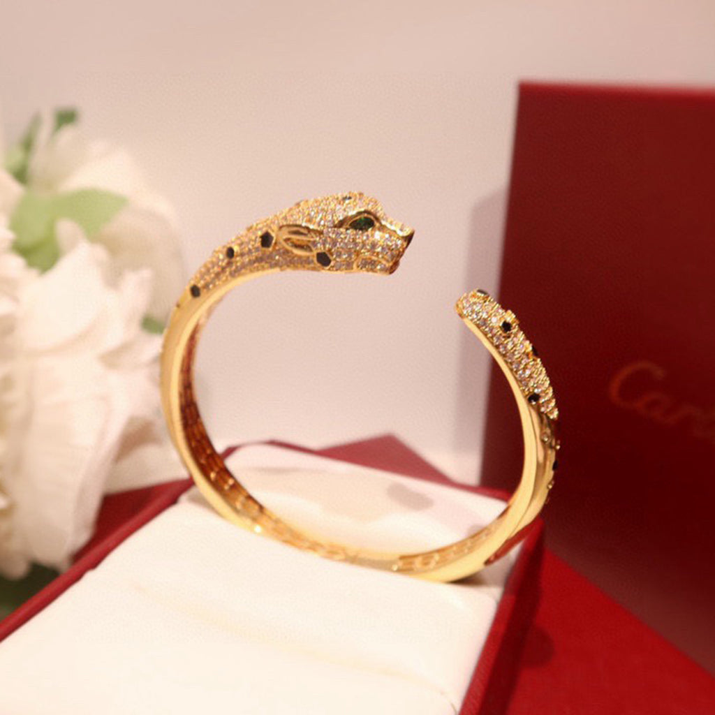 [⭐Novea]PANTHERE BIG BRACELET DIAMONDS