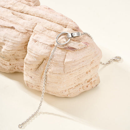[⭐Novea]LOVE BRACELET DOUBLE RING