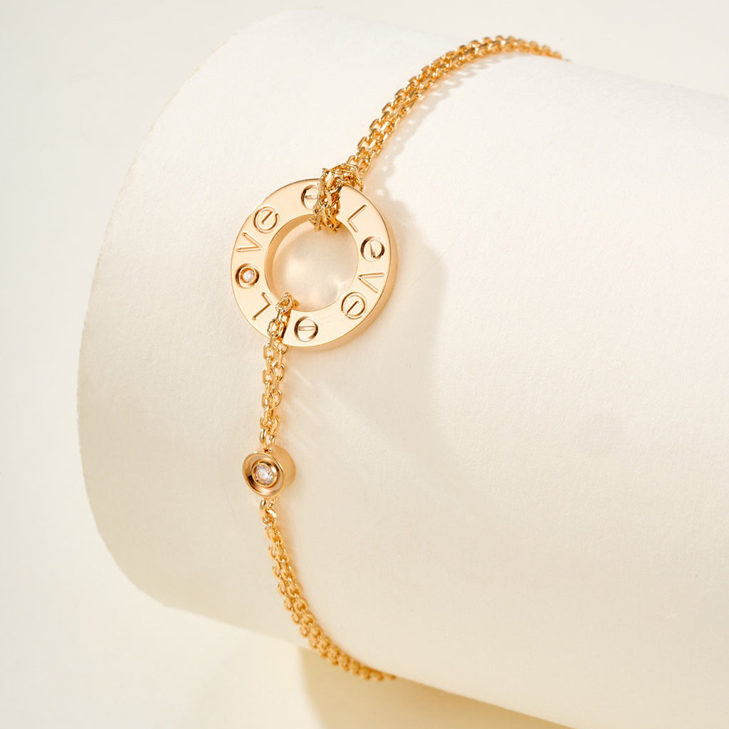 [⭐Novea]LOVE BRACELET 2 DIAMOND