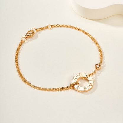 [⭐Novea]LOVE BRACELET 2 DIAMOND