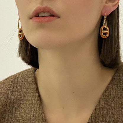[⭐Novea]HM O'MAILLON GOLD EARRINGS